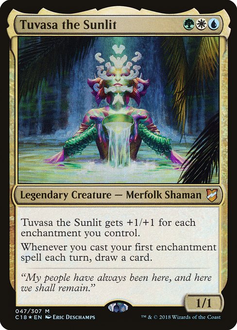 Commander 2018 - 47 - Tuvasa the Sunlit - Mythic - Multi - Foil