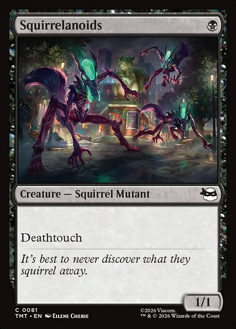 Teenage Mutant Ninja Turtles - 81 - Squirrelanoids - Common - B - Non-foil