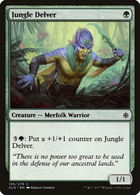 Ixalan - 195 - Jungle Delver - Common - G - Non-foil