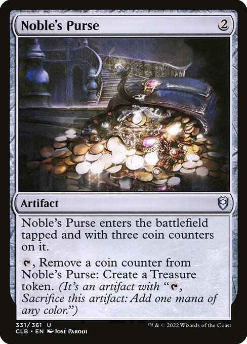 Commander Legends: Battle for Baldur's Gate - 331 - Noble's Purse - Uncommon - C - Non-foil