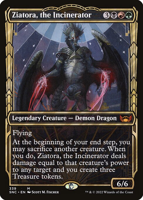 Streets of New Capenna - 339 - Ziatora, the Incinerator - Mythic - Multi - Non-foil