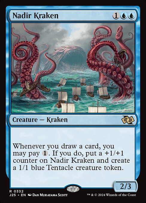Foundations Jumpstart - 332 - Nadir Kraken - Rare - U - Non-foil