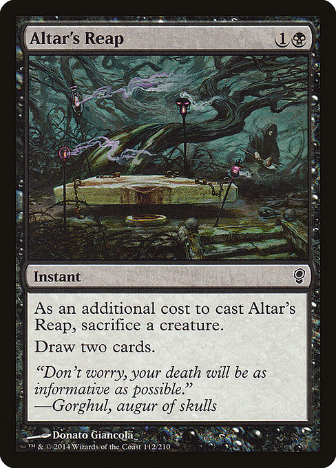 Conspiracy - 112 - Altar's Reap - Common - B - Non-foil