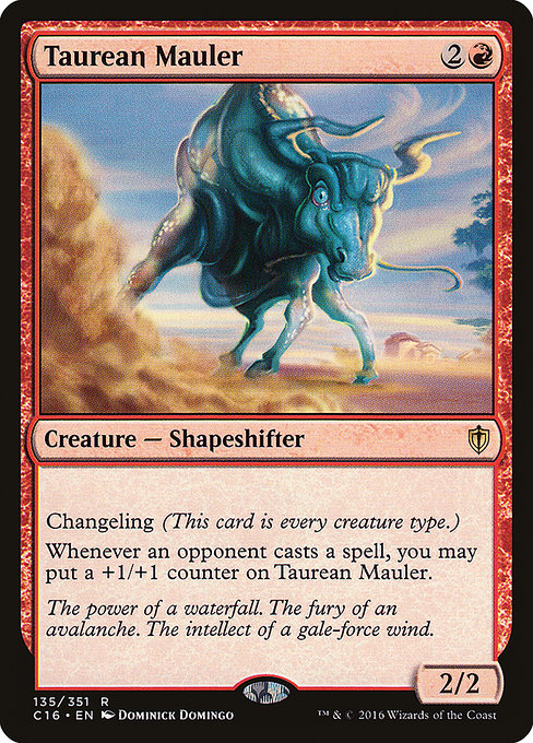 Commander 2016 - 135 - Taurean Mauler - Rare - R - Non-foil
