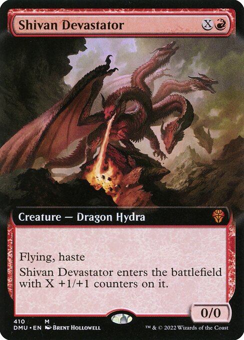 Dominaria United - 410 - Shivan Devastator - Mythic - R - Foil