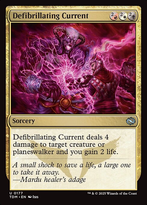 Tarkir: Dragonstorm - 177 - Defibrillating Current - Uncommon - Multi - Non-foil