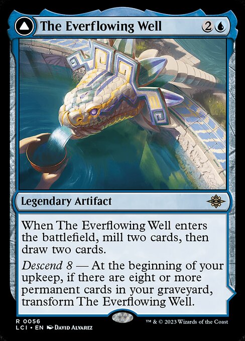 The Lost Caverns of Ixalan - 56 - The Everflowing Well // The Myriad Pools - Rare - C - Non-foil