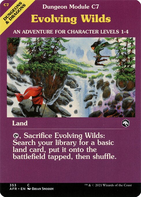 Adventures in the Forgotten Realms - 353 - Evolving Wilds - Common - C - Non-foil
