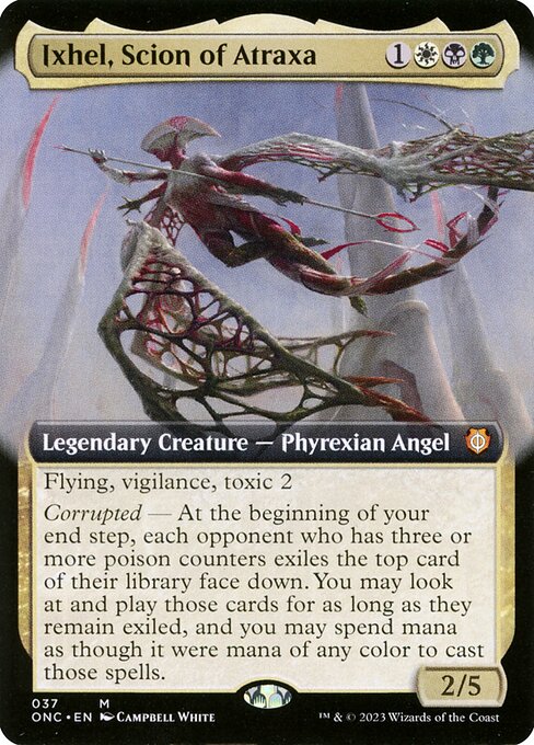 Phyrexia: All Will Be One Commander - 37 - Ixhel, Scion of Atraxa - Mythic - Multi - Non-foil