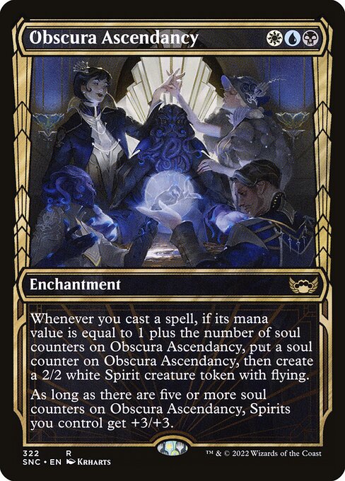 Streets of New Capenna - 322 - Obscura Ascendancy - Rare - Multi - Non-foil