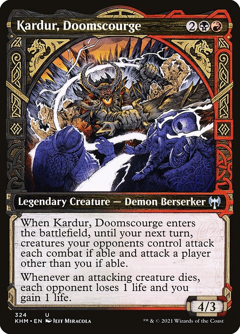 Kaldheim - 324 - Kardur, Doomscourge - Uncommon - BR - Non-foil