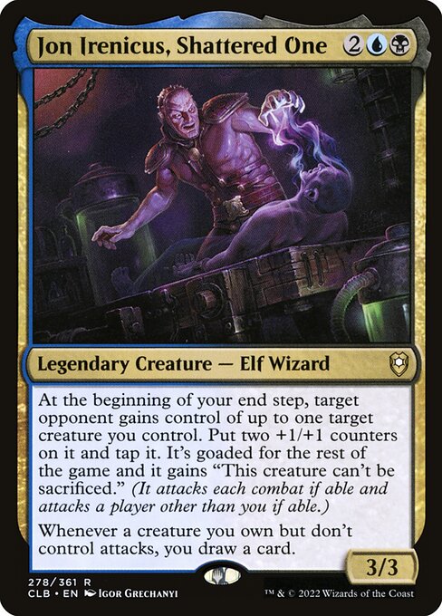 Commander Legends: Battle for Baldur's Gate - 278 - Jon Irenicus, Shattered One - Rare - UB - Non-foil