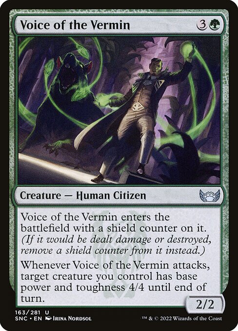 Streets of New Capenna - 163 - Voice of the Vermin - Uncommon - G - Non-foil