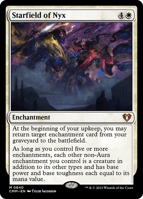 Commander Masters - 840 - Starfield of Nyx - Mythic - W - Non-foil