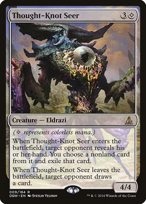 Oath of the Gatewatch - 9 - Thought-Knot Seer - Rare - C - Non-foil