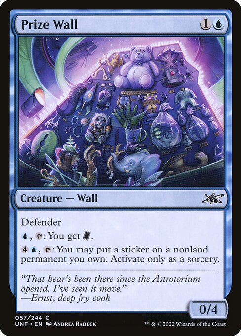 Unfinity - 57 - Prize Wall - Common - U - Foil