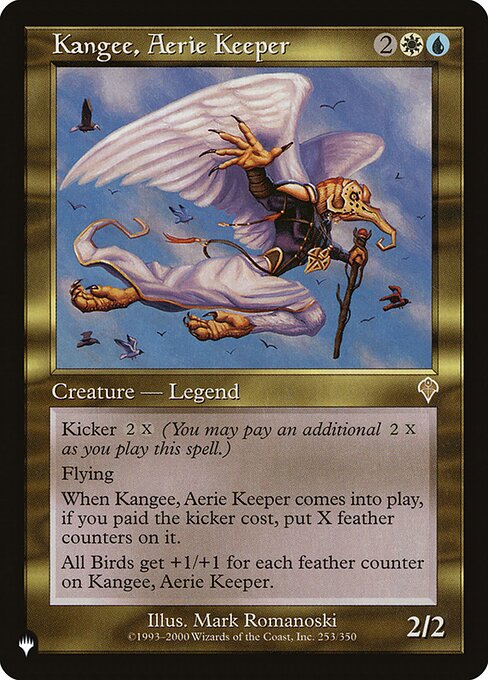 The List - INV-253 - Kangee, Aerie Keeper - Rare - WU - Non-foil