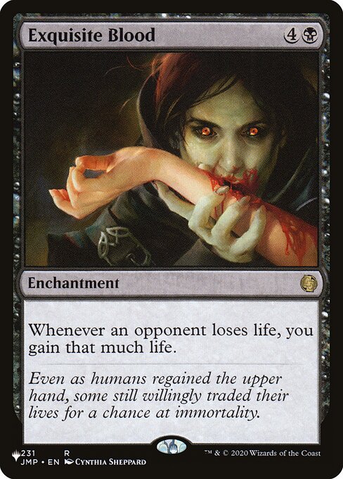 The List - JMP-231 - Exquisite Blood - Rare - B - Non-foil