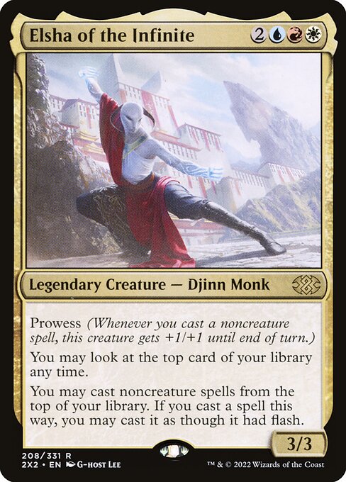 Double Masters 2022 - 208 - Elsha of the Infinite - Rare - Multi - Non-foil