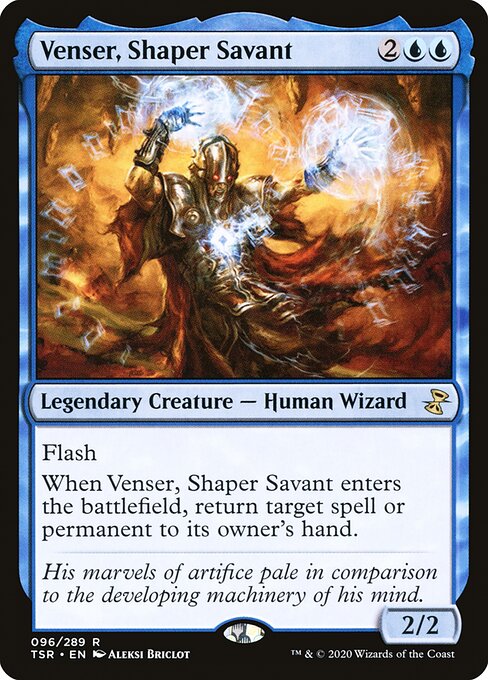 Time Spiral Remastered - 96 - Venser, Shaper Savant - Rare - U - Non-foil