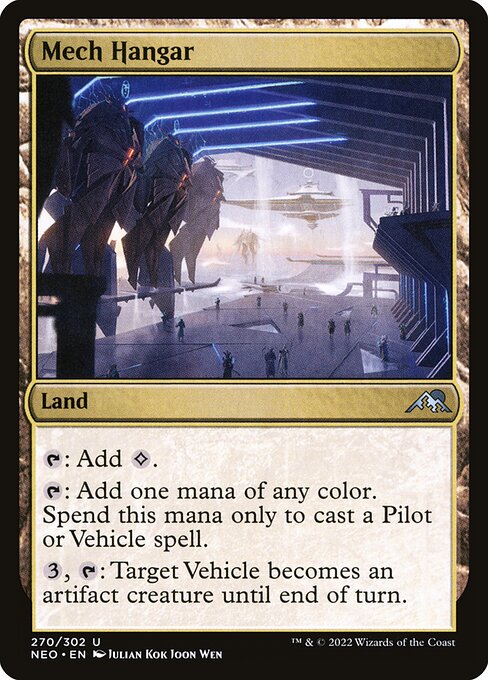 Kamigawa: Neon Dynasty - 270 - Mech Hangar - Uncommon - C - Non-foil