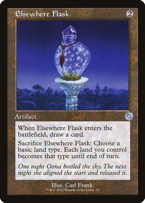 The Brothers' War Retro Artifacts - 15 - Elsewhere Flask - Uncommon - C - Foil