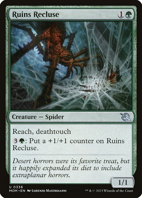 March of the Machine - 336 - Ruins Recluse - Uncommon - G - Non-foil