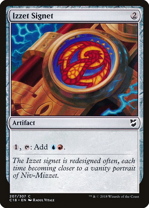 Commander 2018 - 207 - Izzet Signet - Common - C - Non-foil