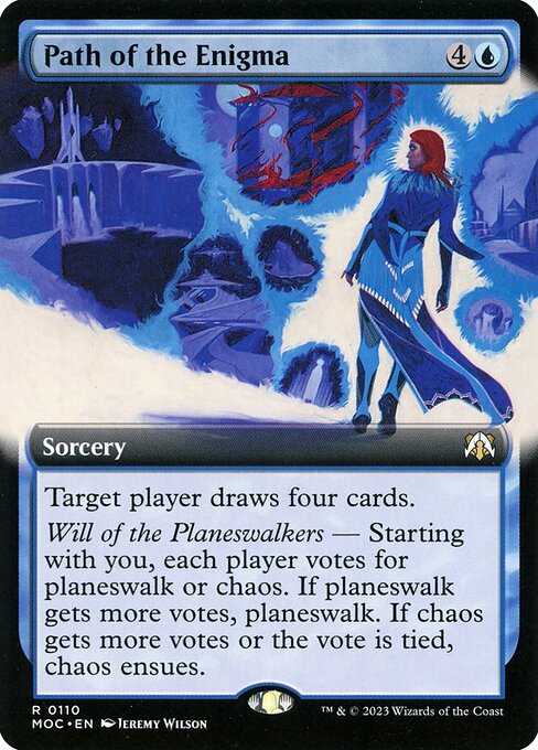March of the Machine Commander - 110 - Path of the Enigma - Rare - U - Non-foil
