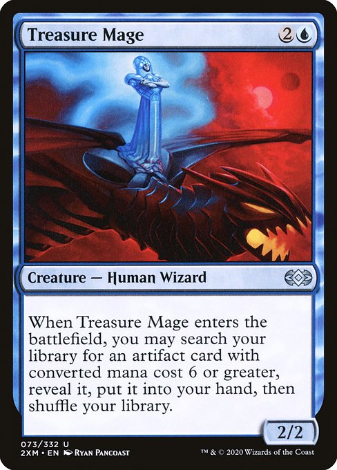 Double Masters - 73 - Treasure Mage - Uncommon - U - Non-foil