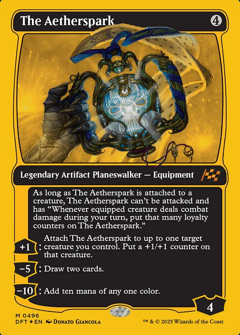 Aetherdrift - 496 - The Aetherspark - Mythic - C - Foil