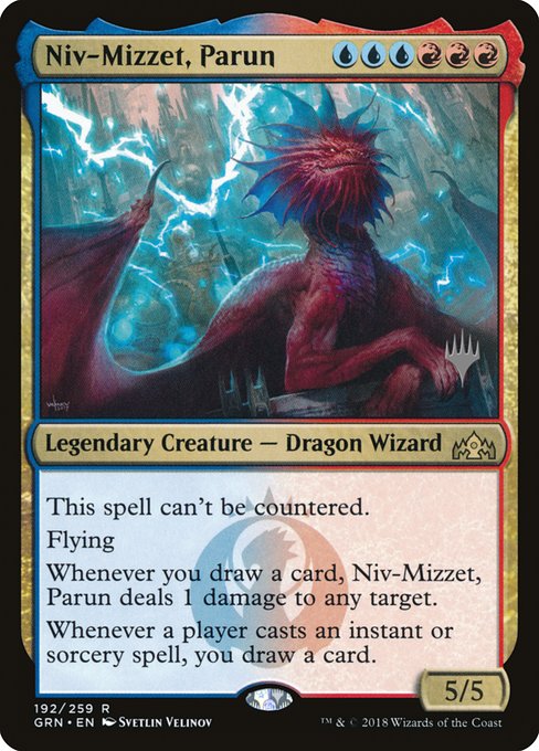 Guilds of Ravnica Promos - 192p - Niv-Mizzet, Parun - Rare - UR - Foil - Promo