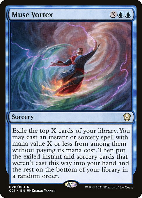 Commander 2021 - 28 - Muse Vortex - Rare - U - Non-foil