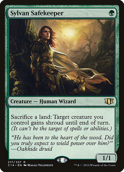 Commander 2014 - 217 - Sylvan Safekeeper - Rare - G - Non-foil
