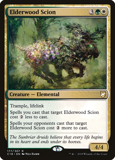 Commander 2018 - 177 - Elderwood Scion - Rare - WG - Non-foil