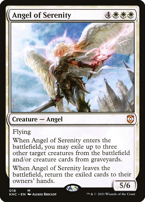 Kaldheim Commander - 18 - Angel of Serenity - Mythic - W - Non-foil