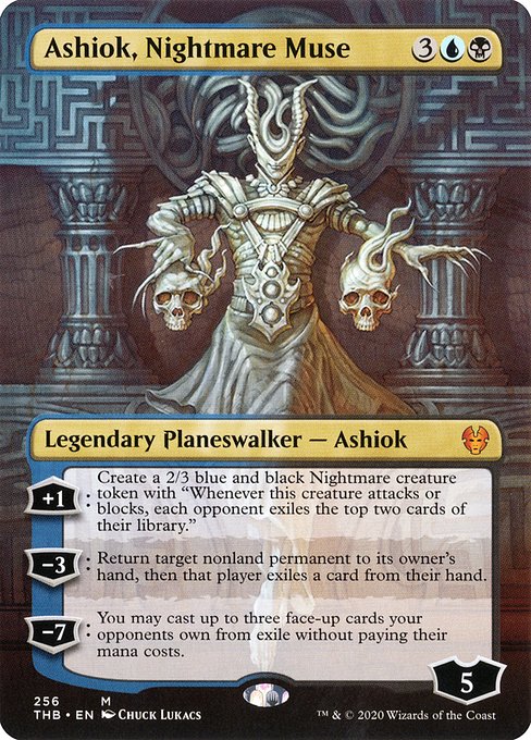 Theros Beyond Death - 256 - Ashiok, Nightmare Muse - Mythic - UB - Non-foil