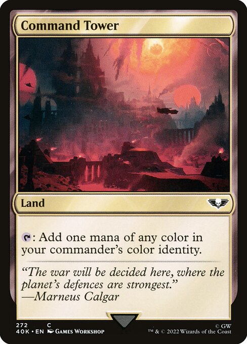 Warhammer 40,000 Commander - 272 - Command Tower - Common - C - Non-foil