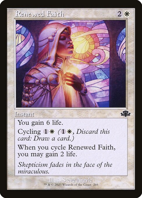 Dominaria Remastered - 269 - Renewed Faith - Common - W - Non-foil