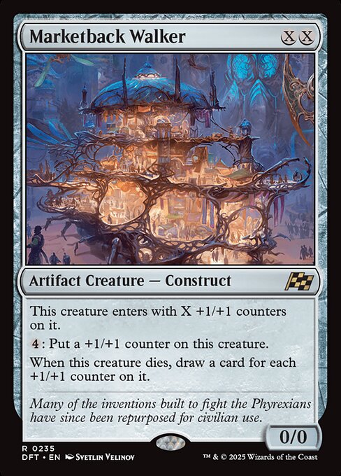 Aetherdrift - 235 - Marketback Walker - Rare - C - Non-foil
