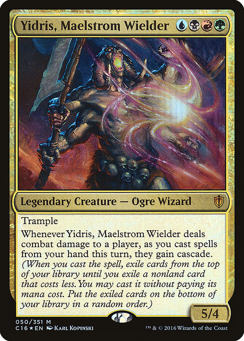 Commander 2016 - 50 - Yidris, Maelstrom Wielder - Mythic - Multi - Foil