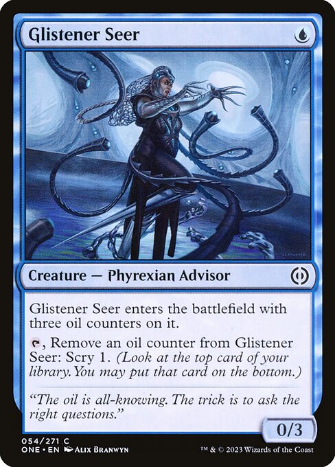 Phyrexia: All Will Be One - 54 - Glistener Seer - Common - U - Foil