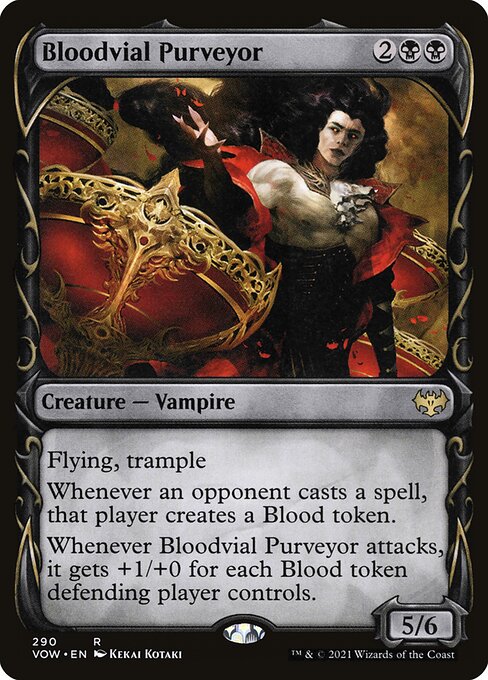 Innistrad: Crimson Vow - 290 - Bloodvial Purveyor - Rare - B - Foil
