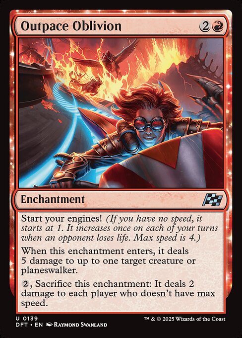 Aetherdrift - 139 - Outpace Oblivion - Uncommon - R - Non-foil