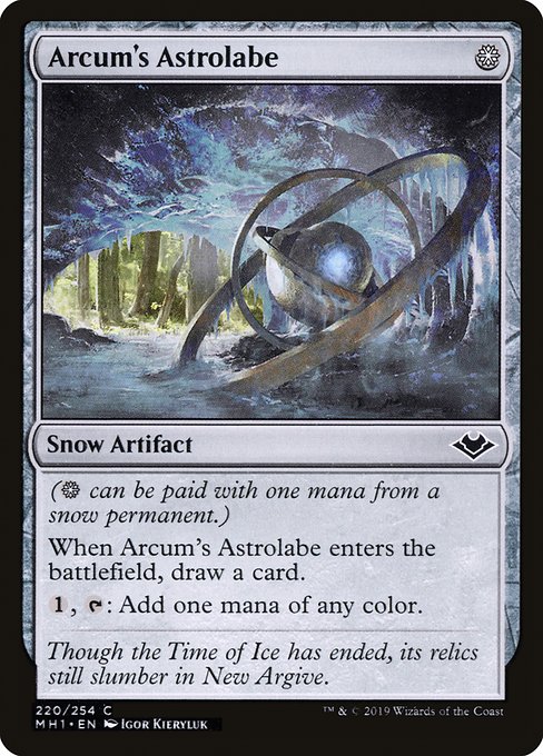 Modern Horizons - 220 - Arcum's Astrolabe - Common - C - Non-foil