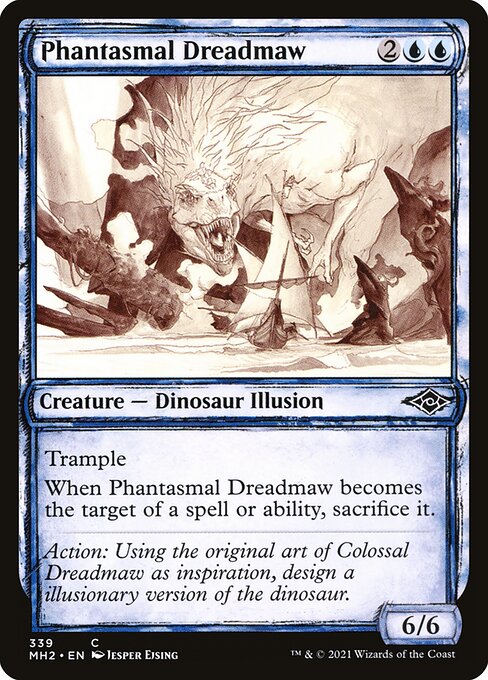 Modern Horizons 2 - 339 - Phantasmal Dreadmaw - Common - U - Foil