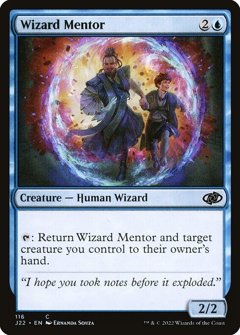 Jumpstart 2022 - 116 - Wizard Mentor - Common - U - Non-foil