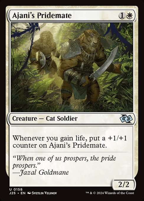 Foundations Jumpstart - 158 - Ajani's Pridemate - Uncommon - W - Non-foil