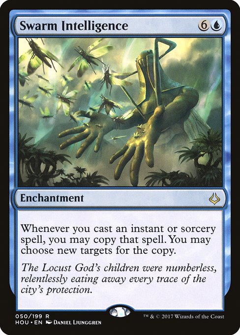 Hour of Devastation - 50 - Swarm Intelligence - Rare - U - Non-foil
