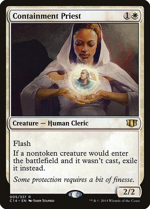 Commander 2014 - 5 - Containment Priest - Rare - W - Non-foil